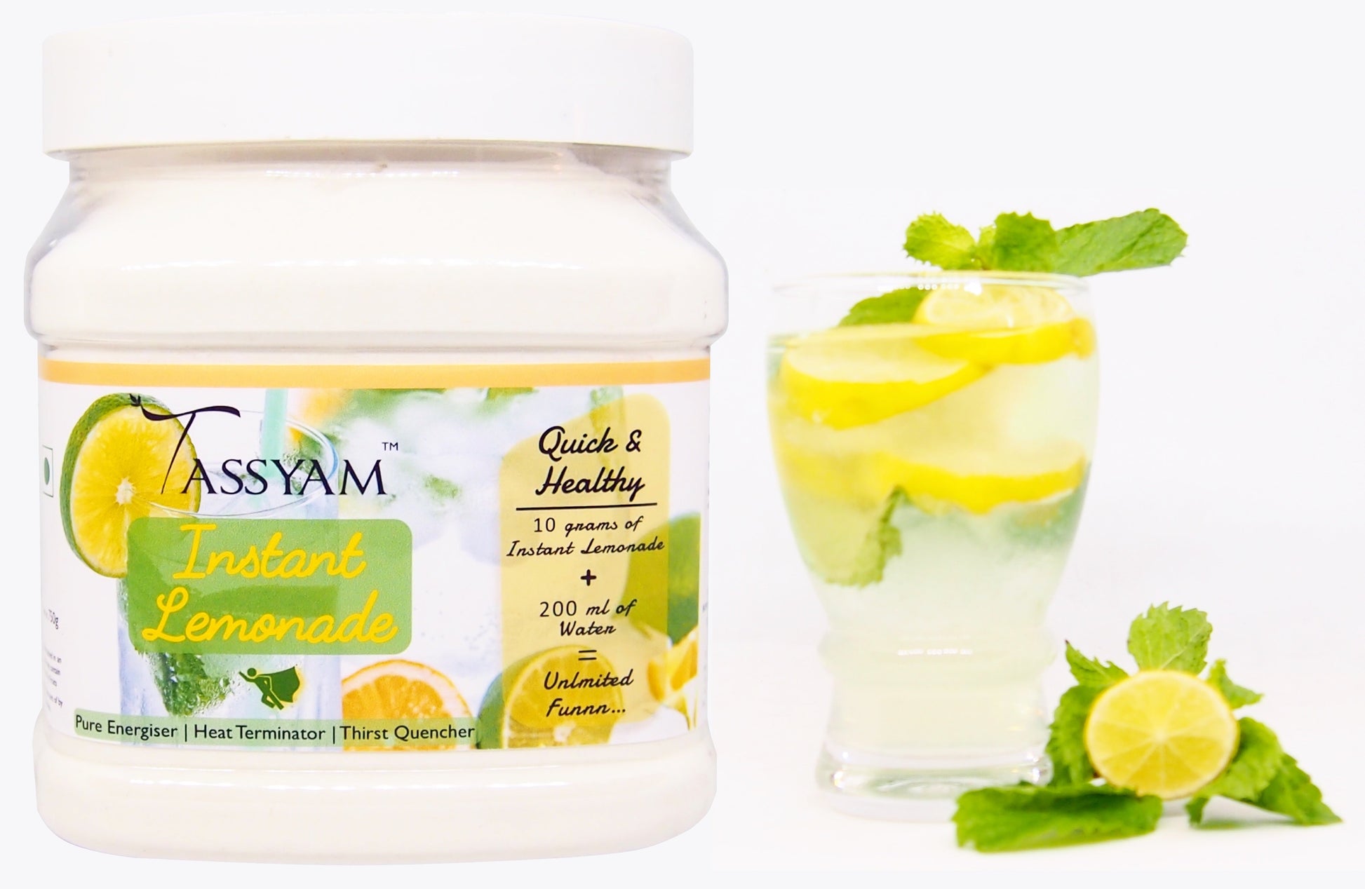 Instant Lemonade 750g - Tassyam Organics