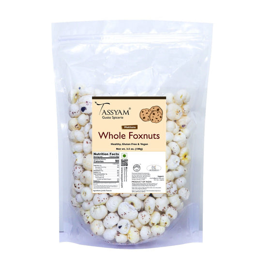 Makhana/ Fox Nuts 100g - Tassyam Organics