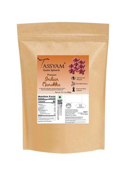 Munakka Raisins - Tassyam Organics