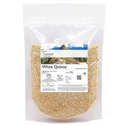 Peruvian White Quinoa Grain, 750g Pouch - Tassyam Organics