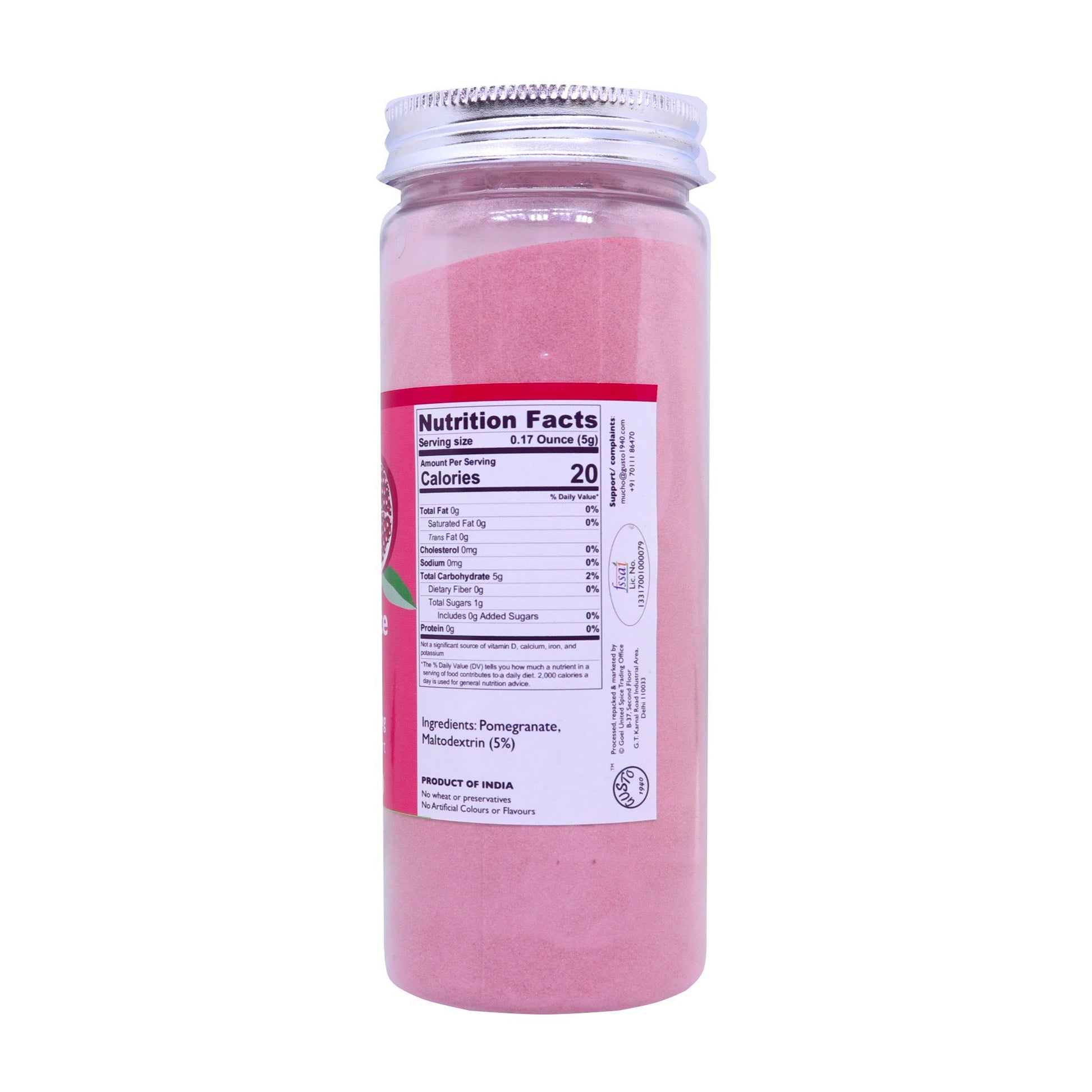 Pomegranate Juice Powder 200g - Tassyam Organics