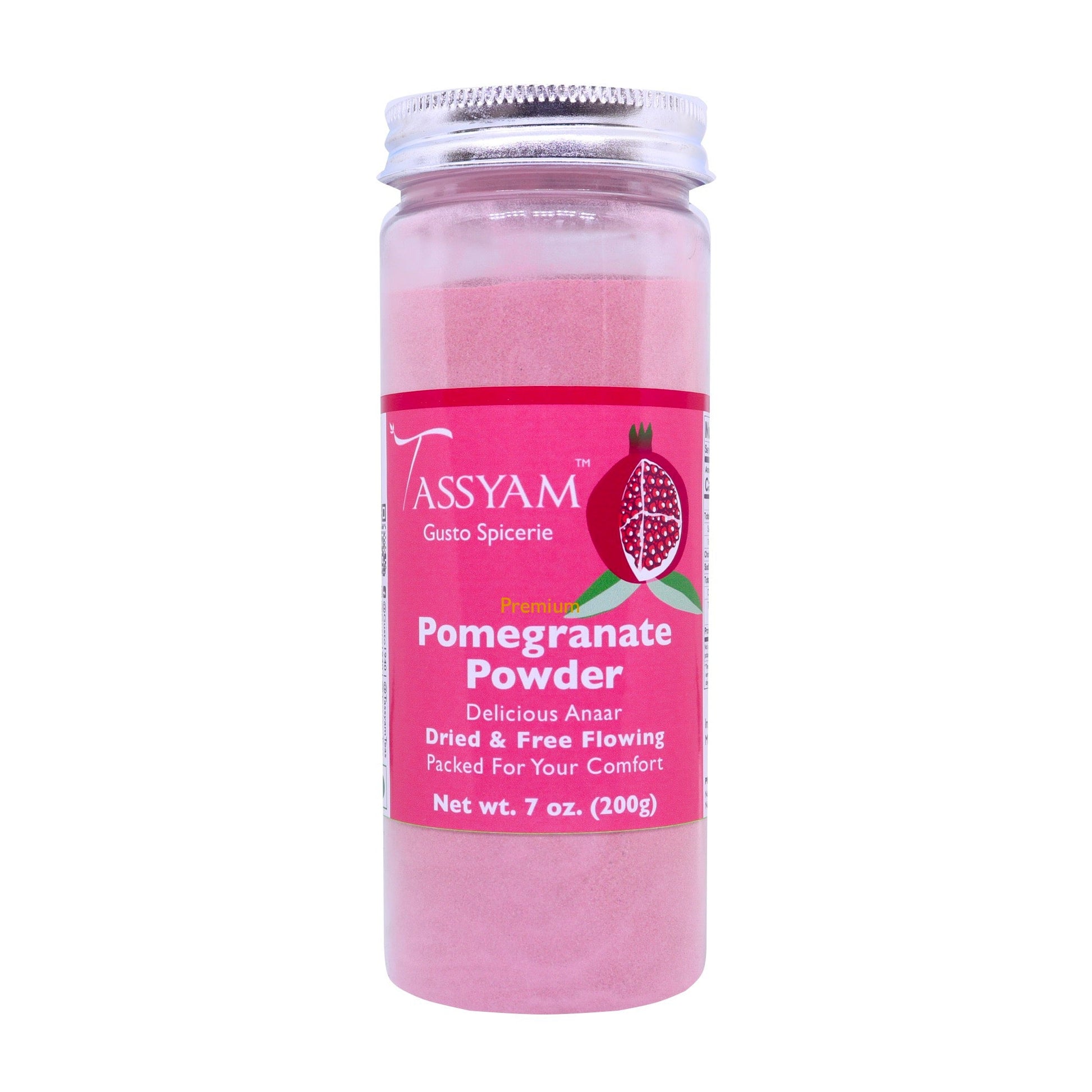 Pomegranate Juice Powder 200g - Tassyam Organics