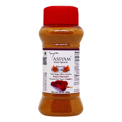 Premium Bhut Jolokia Powder 80g - Tassyam Organics