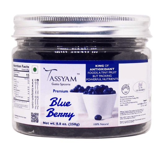 Premium Blueberry 250g Jar - Tassyam Organics