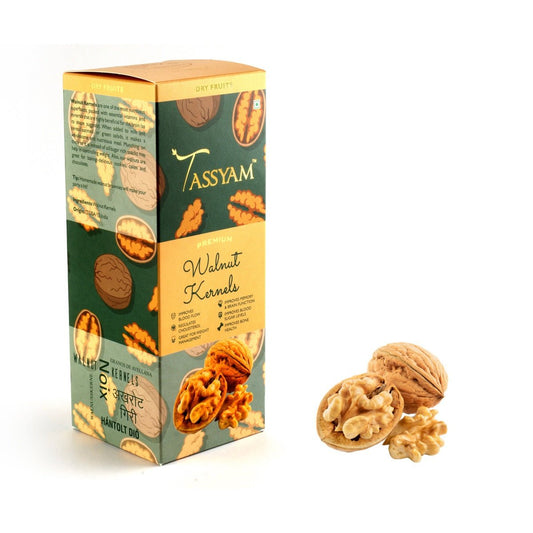 Premium Imported Walnuts Akhrot - Tassyam Organics