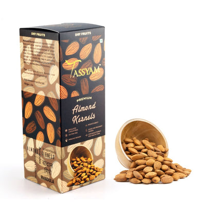 Premium Raw Almonds - Tassyam Organics