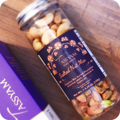Premium Salted Nut Mix (150g) - Tassyam Organics