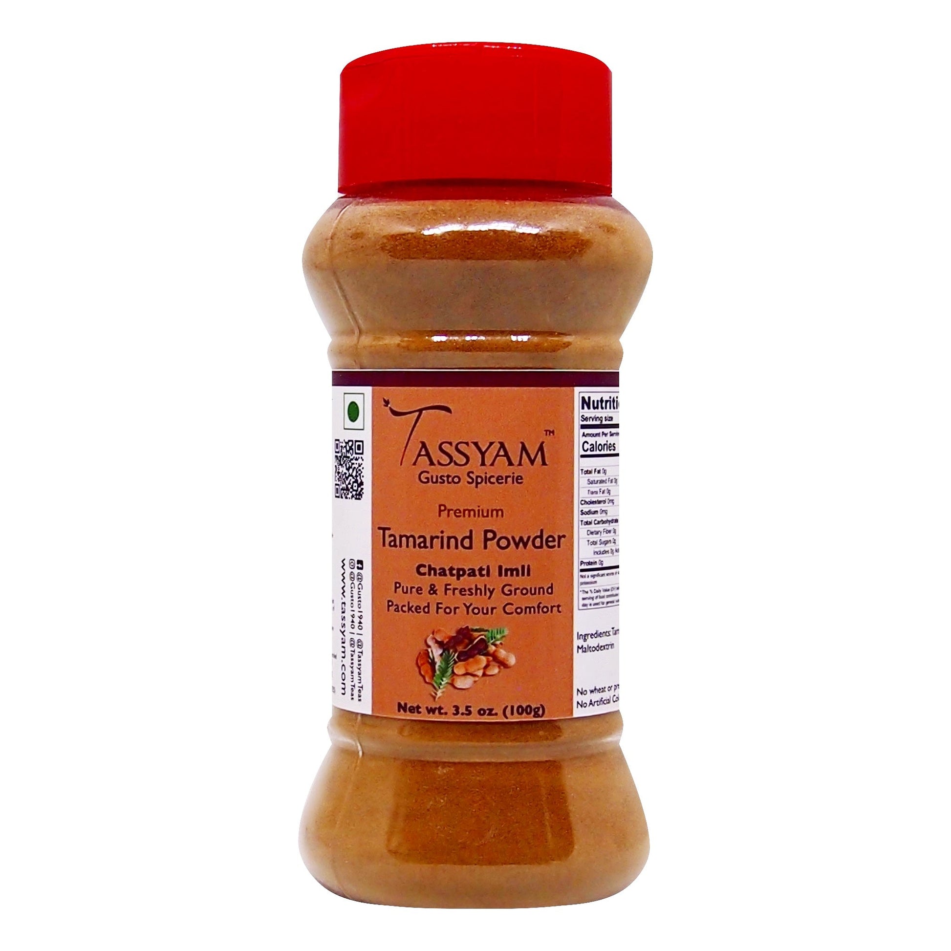 Premium Tamarind Powder 100g - Tassyam Organics
