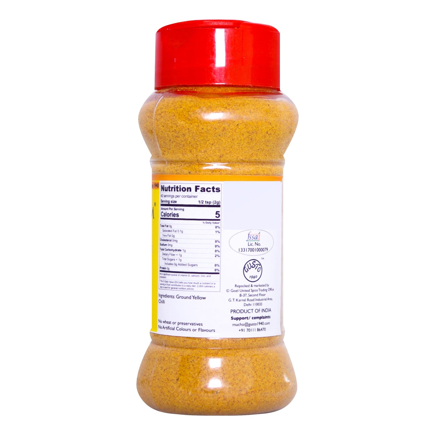 Premium Yellow Chilli - Tassyam Organics