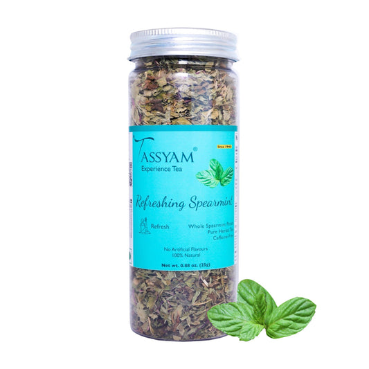 Refreshing Spearmint Herbal Tea - Tassyam Organics