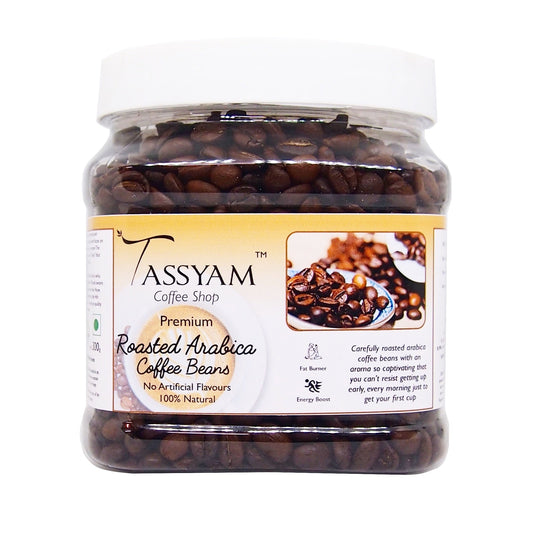 Roasted Arabica Coffee Beans 300g - Tassyam Organics