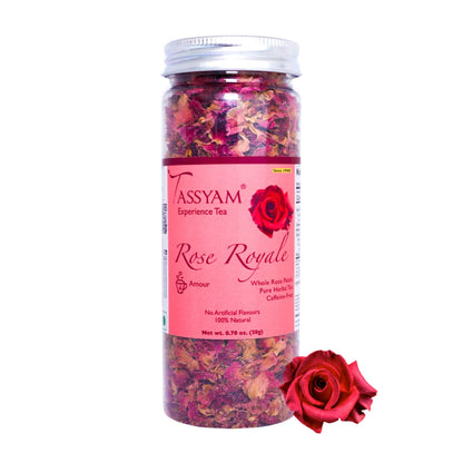 Rose Royale Herbal Tea - Tassyam Organics