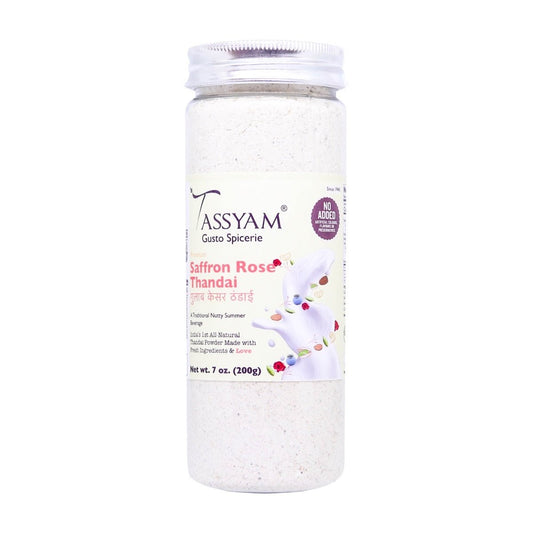 Saffron Rose Thandai - Tassyam Organics