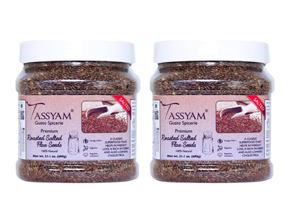 Salted Flax Seeds - Tassyam Organics