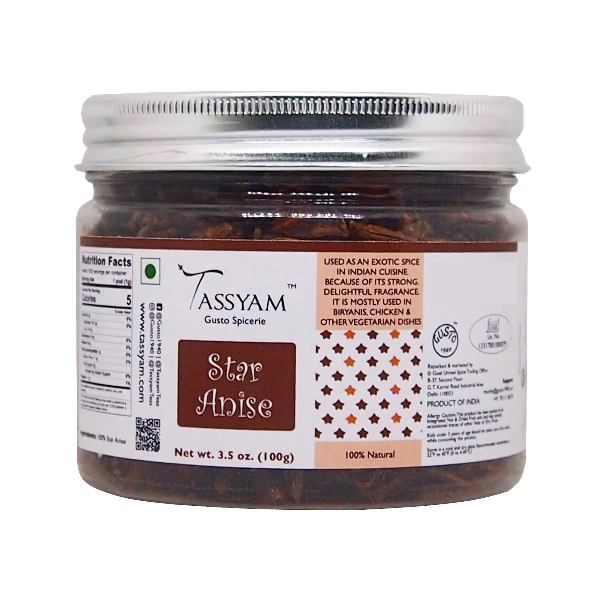 Star Anise - Tassyam Organics