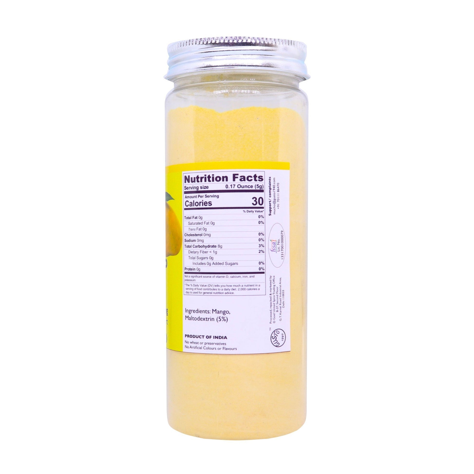 Sweet Mango Nectar Powder 200g - Tassyam Organics