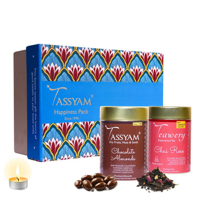 Tea & Dry Fruit Gift Set - Tassyam Organics