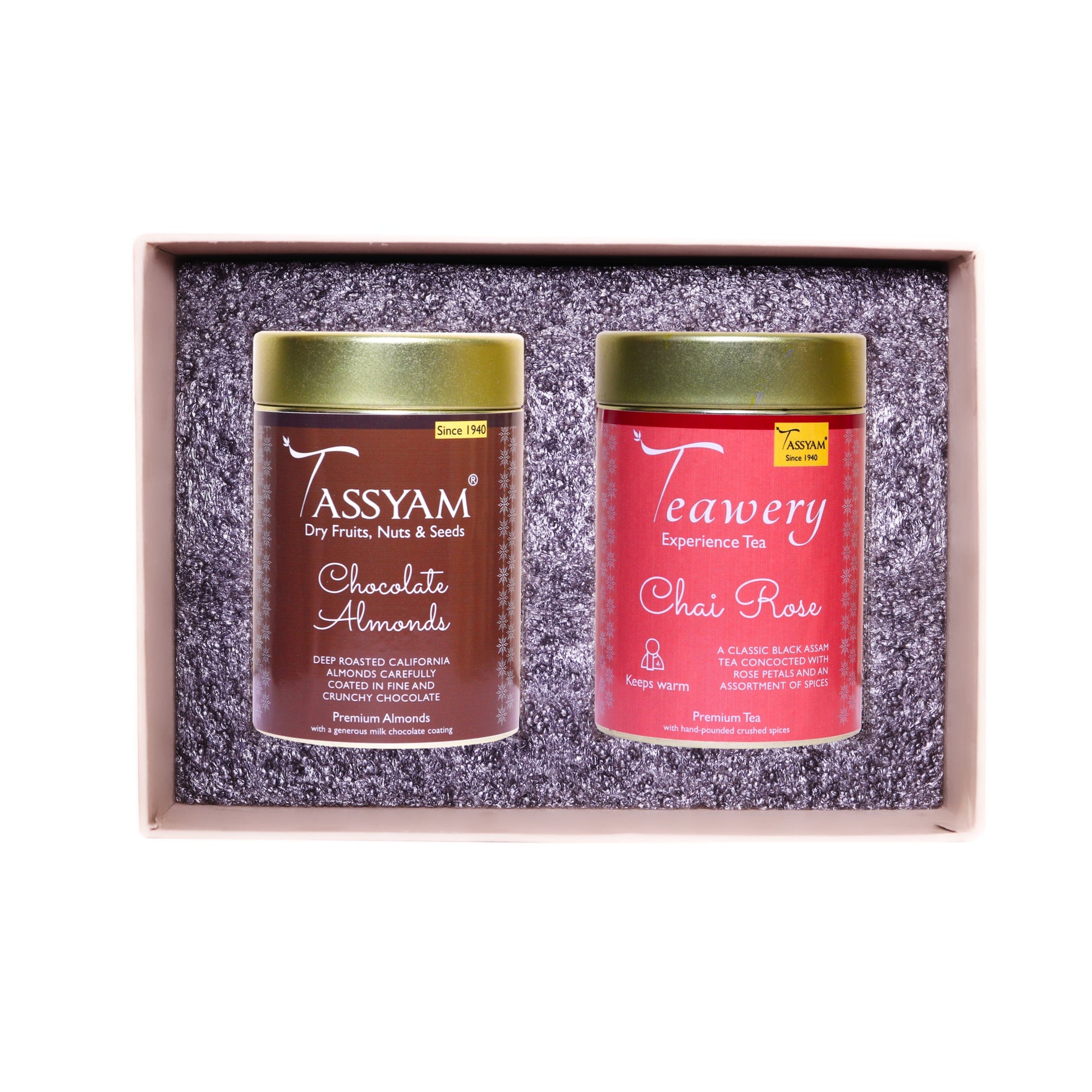 Tea & Dry Fruit Gift Set - Tassyam Organics