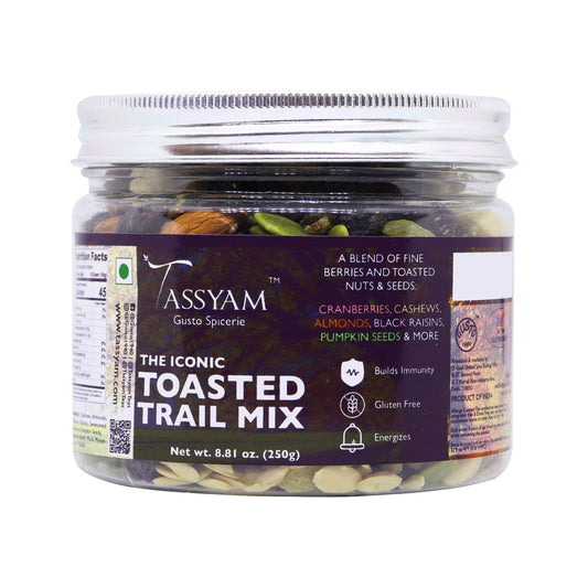 Toasted Trail Mix 250g - Tassyam Organics