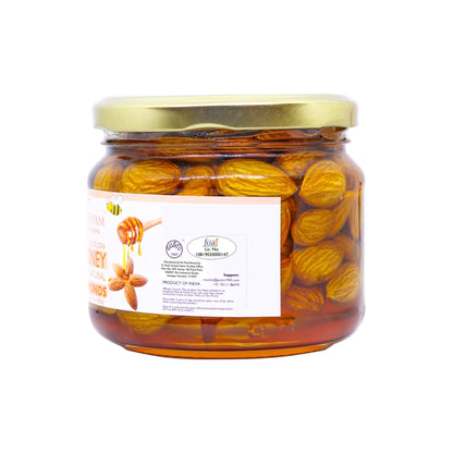 Wild Honey with California Almonds 400g - Tassyam Organics